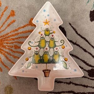 Clare Mackie Royal Worcester Tree Shaped Plate